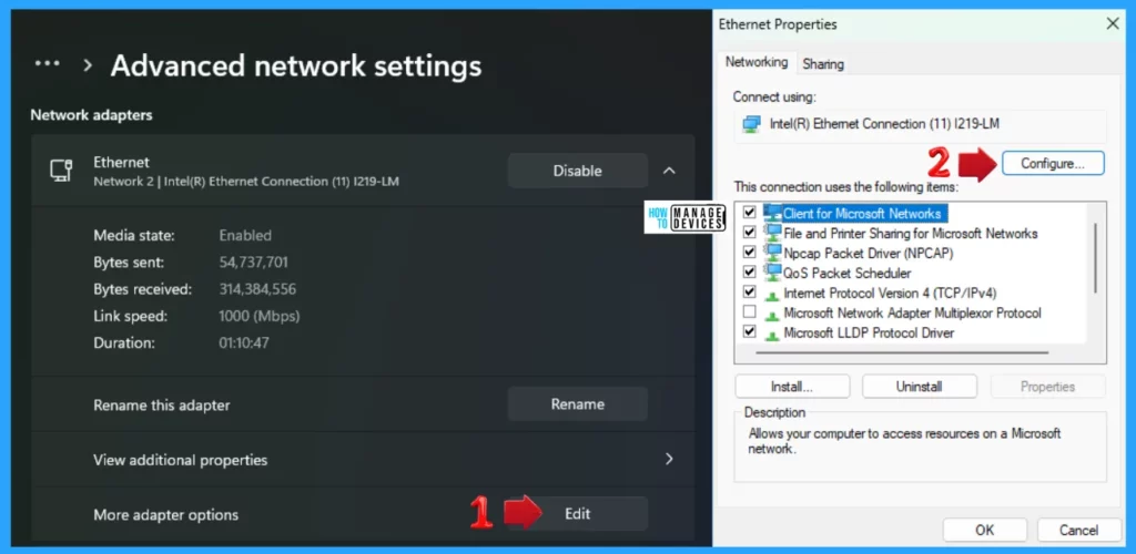 How to Enable Disable Wake on LAN in Windows 11 - Fig. 11