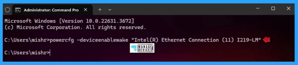 How to Enable Disable Wake on LAN in Windows 11 - Fig. 24