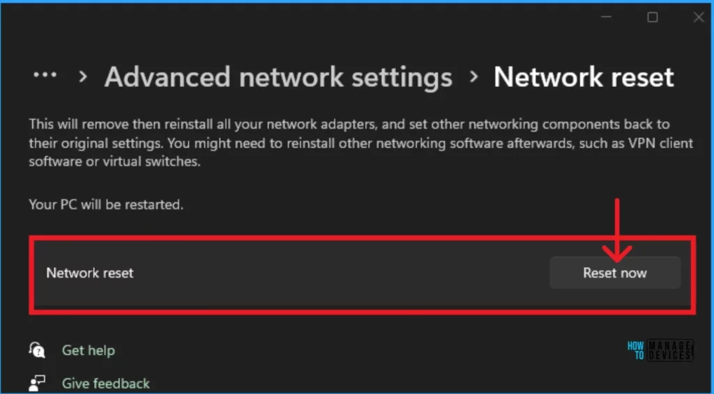 Fix No Internet Issue in Mobile Hotspot Connection in Windows 11- Fig.13