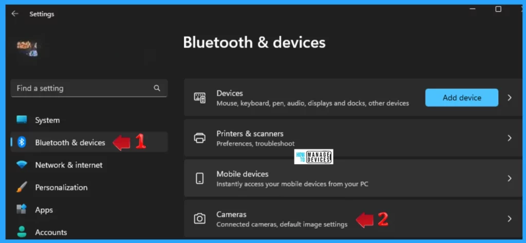 Process to Enable Disable Camera in Windows 11 - Fig. 3