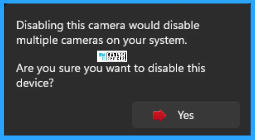 Process to Enable Disable Camera in Windows 11 - Fig. 6