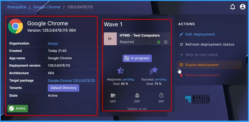 Intune and Robopack SaaS Solution for End to End 3rd Party App Lifecycle Management - Fig.9