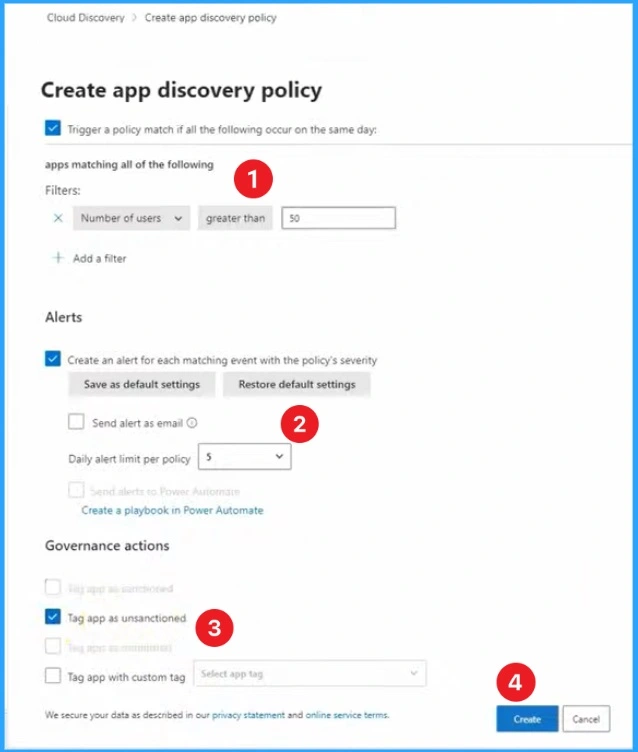 Secure AI Applications Using Microsoft Defender for Cloud Apps - Fig.6 - Creds to MS