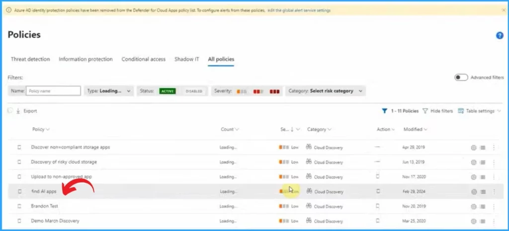 Secure AI Applications Using Microsoft Defender for Cloud Apps - Fig.8 - Creds to MS