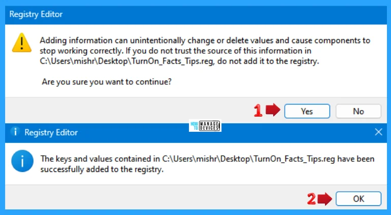 Turn On or Off Facts Tips and Tricks Notification on Lock Screen in Windows 11 - Fig. 6