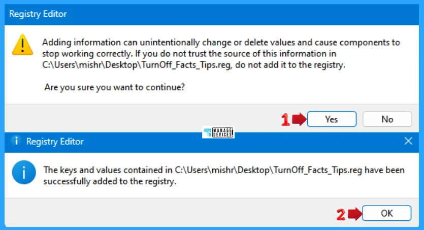 Turn On or Off Facts Tips and Tricks Notification on Lock Screen in Windows 11 - Fig. 8