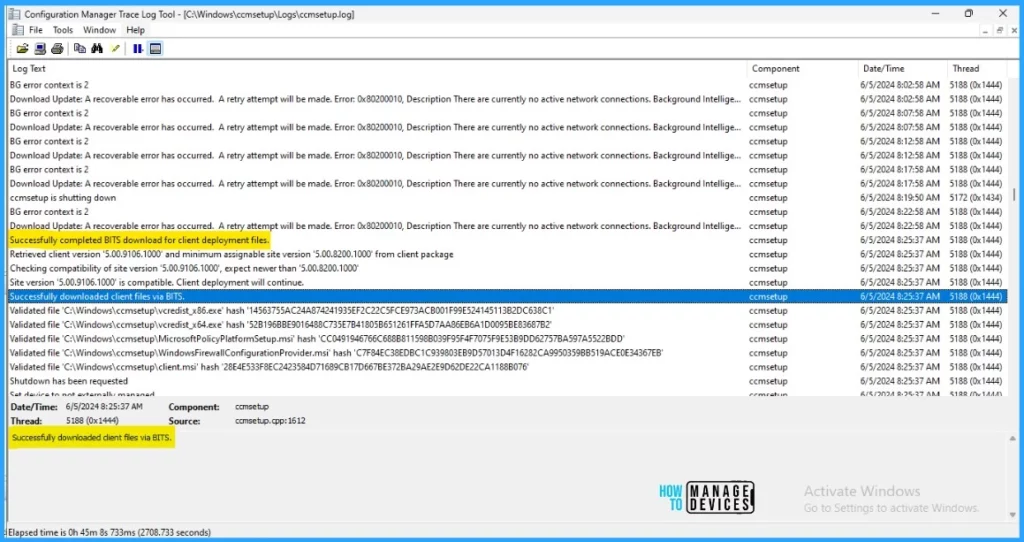 FIX SCCM Agent Installation Error 0x80200010. Fig. 06