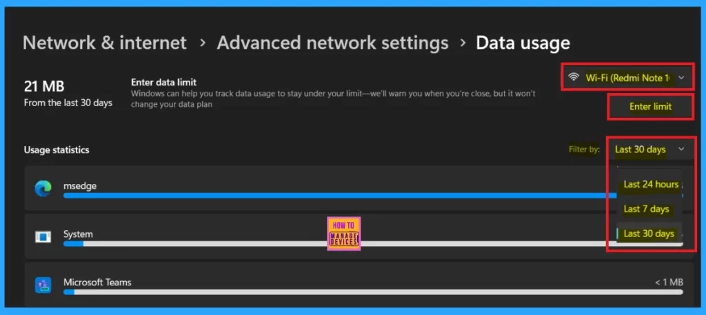 Managing Data Limits for Network Connections in Windows 11-Fig.3