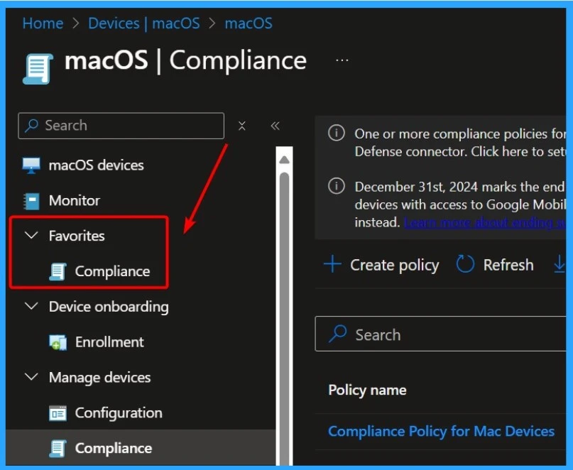 How to Use the New Favorites Menu Option in MS Intune 4 How to Use the New Favorites Menu option in MS Intune-Fig.2