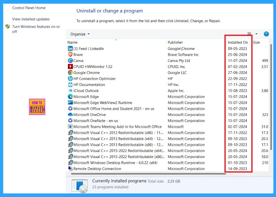 Easy Methods to Find the Install Date of Apps in Windows 11-Fig.4