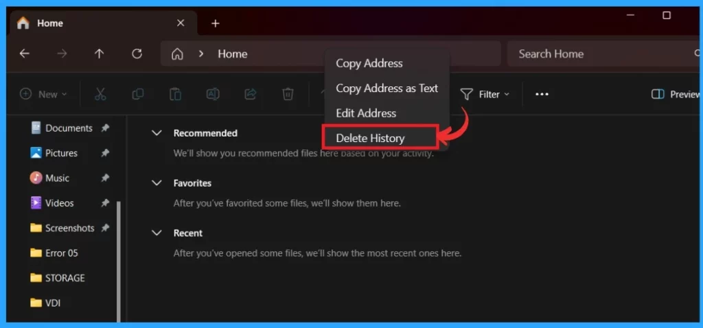 How to Clear the File Explorer History in Windows 11 - Fig.3