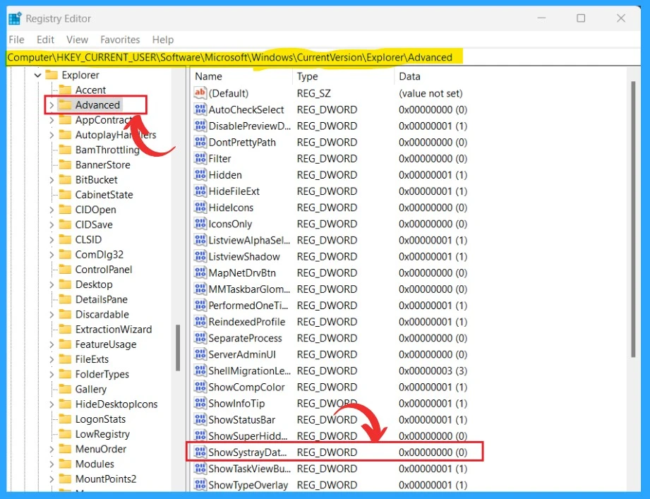 How to Show or Hide Time and Date on Taskbar System Tray in Windows 11 8 How to Show or Hide Time and Date on Taskbar System Tray in Windows 11-Fig.7