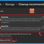 Storage Sense Cleanup of Temporary Files for Free Up Disk Space in Windows 11