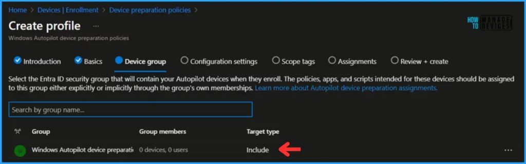 Guide to Configure Windows Autopilot Next Generation Device Preparation Policy with Intune Fig. 5