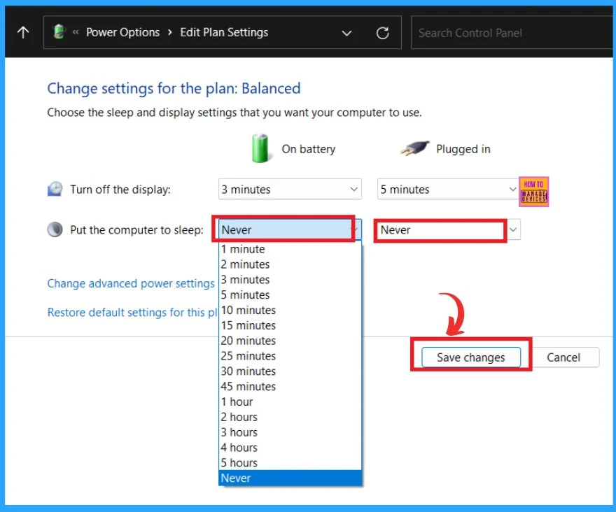 How to Change the Automatic Sleep Settings in Windows 11 7 How to Change the Automatic Sleep Settings in Windows 11- Fig.6