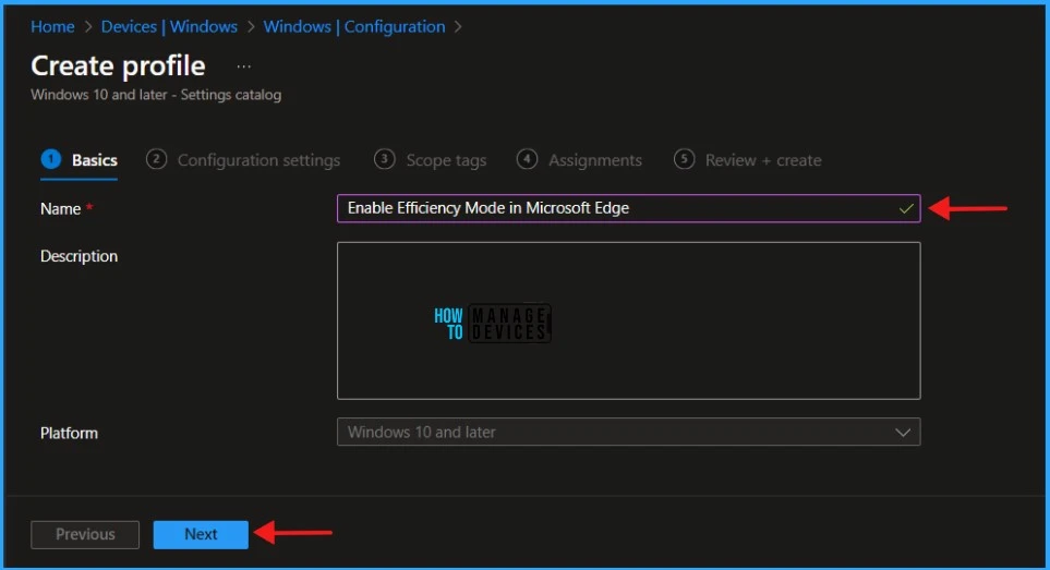 Guide to Enable Efficiency Mode in Microsoft Edge using Intune 3