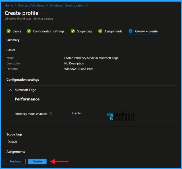 Guide to Enable Efficiency Mode in Microsoft Edge using Intune 8