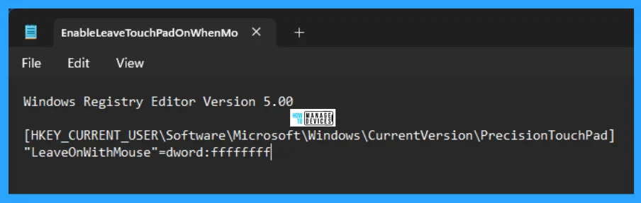 Enable Disable Leave Touchpad On When Mouse is Connected Feature in Windows 11 6 Enable Disable Leave Touchpad On When Mouse is Connected Feature in Windows 11 - Fig. 6