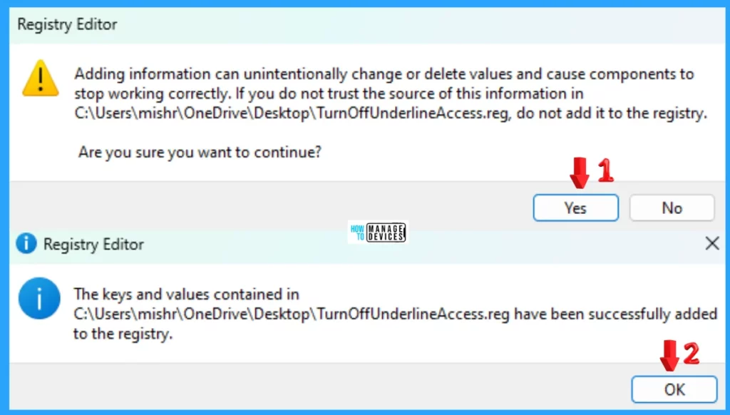 Enable Disable Underline Access Keys in Windows 11 -Fig. 14