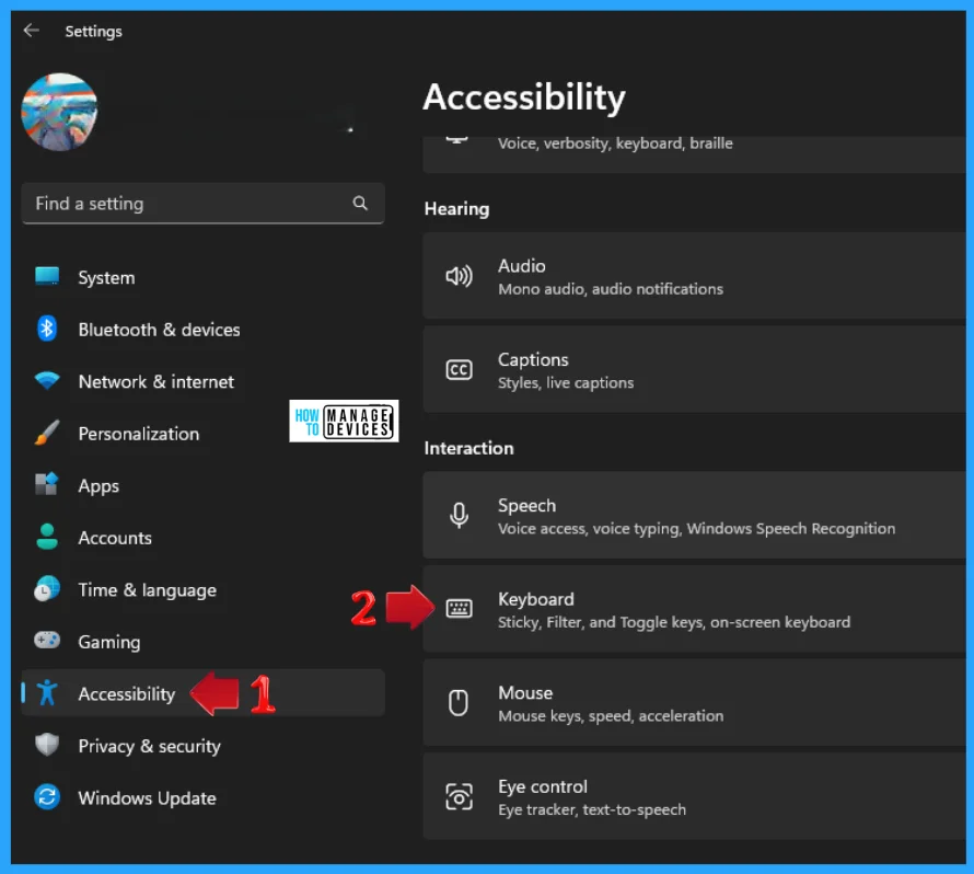 Enable Disable Underline Access Keys in Windows 11 -Fig. 3