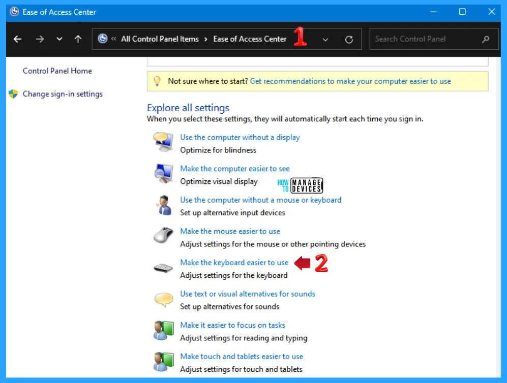 Enable Disable Underline Access Keys in Windows 11 -Fig. 7