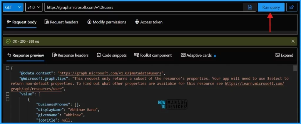 Get Information Last Password Change for an Entra ID User using Microsoft Graph API Fig. 2