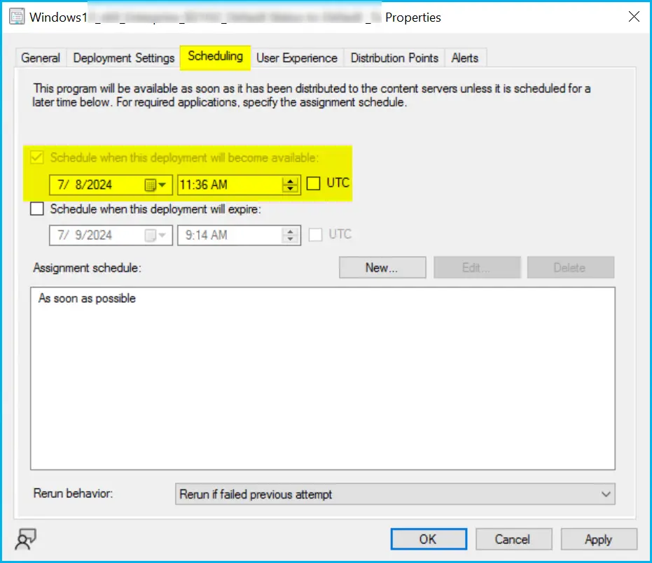 Fix SCCM Failed to Run Task Sequence because it is not active yet - Fig.3