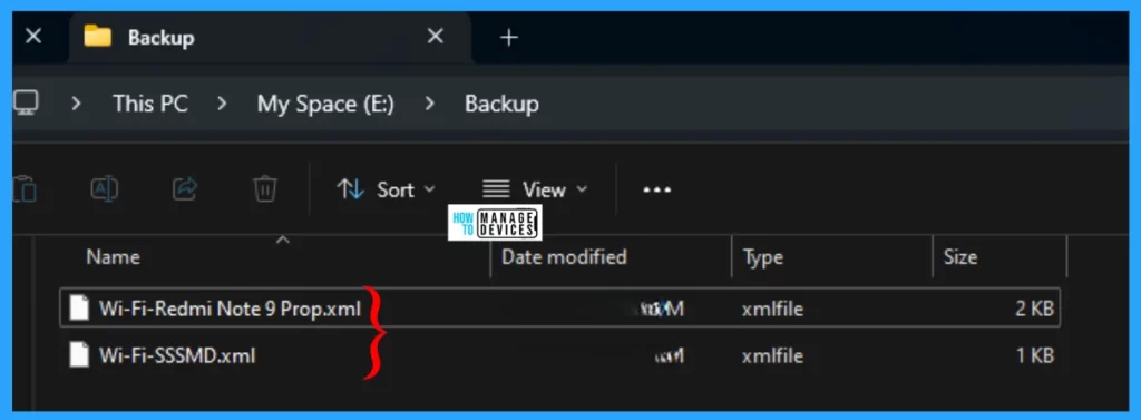 How to Backup and Restore Wi-Fi Network Profiles in Windows 11 - Fig. 8