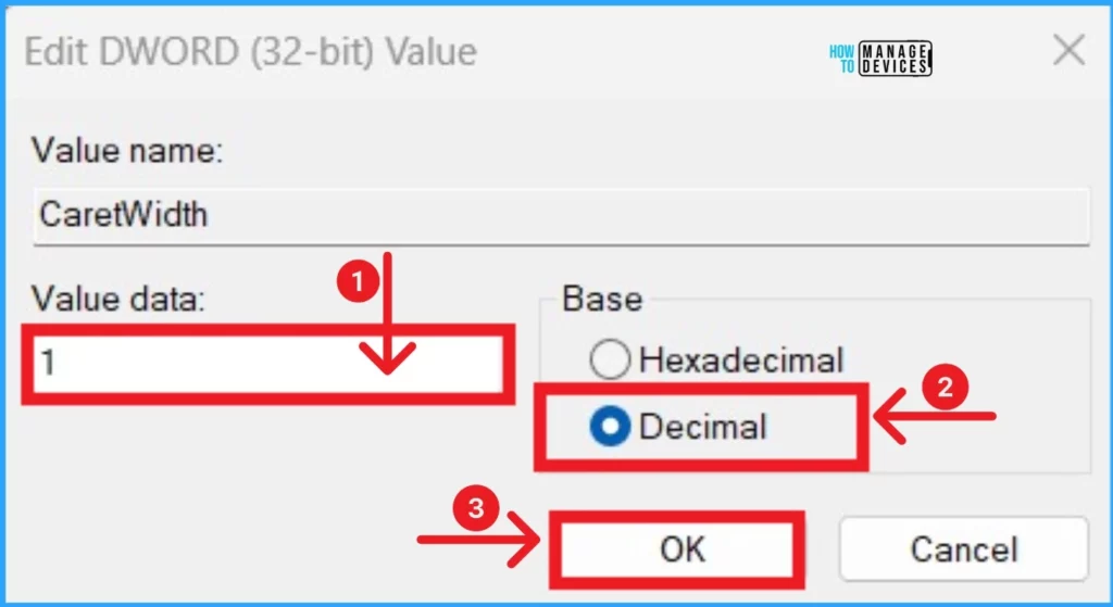 How to Change Text Cursor Thickness in Windows 11 10 How to Change Text Cursor Thickness in Windows 11 - Fig.9