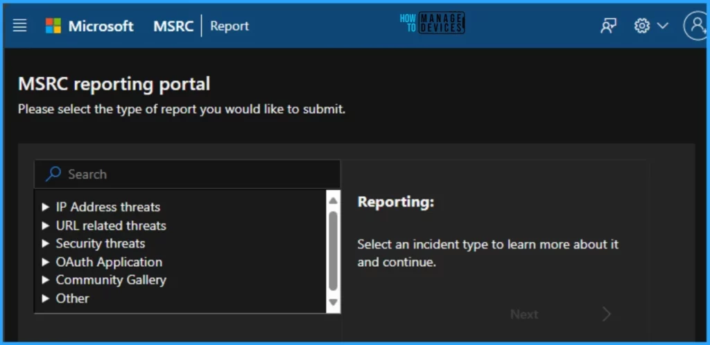How to Report Security Issues to Microsoft - Fig.2