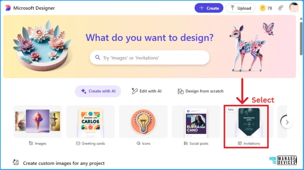 Introducing Microsoft Designer to Create Personalized Invitations 2 Introducing Microsoft Designer to Create Personalized Invitations - Fig.1