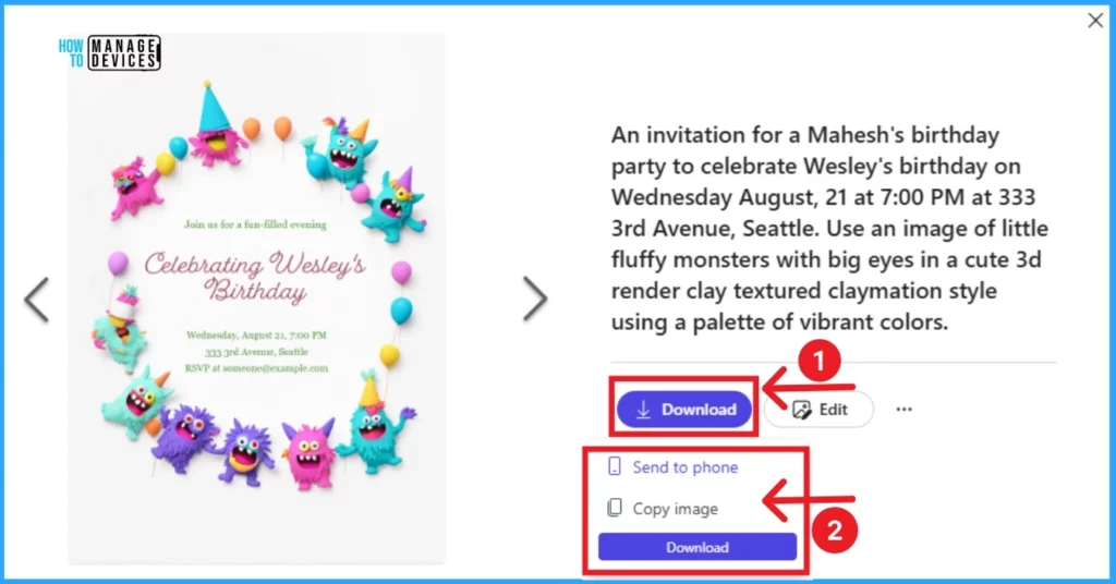 Introducing Microsoft Designer to Create Personalized Invitations 6 Introducing Microsoft Designer to Create Personalized Invitations - Fig.5