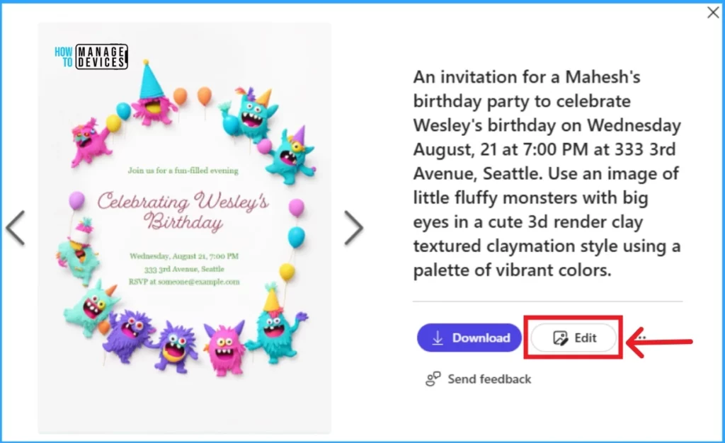 Introducing Microsoft Designer to Create Personalized Invitations 7 Introducing Microsoft Designer to Create Personalized Invitations - Fig.6