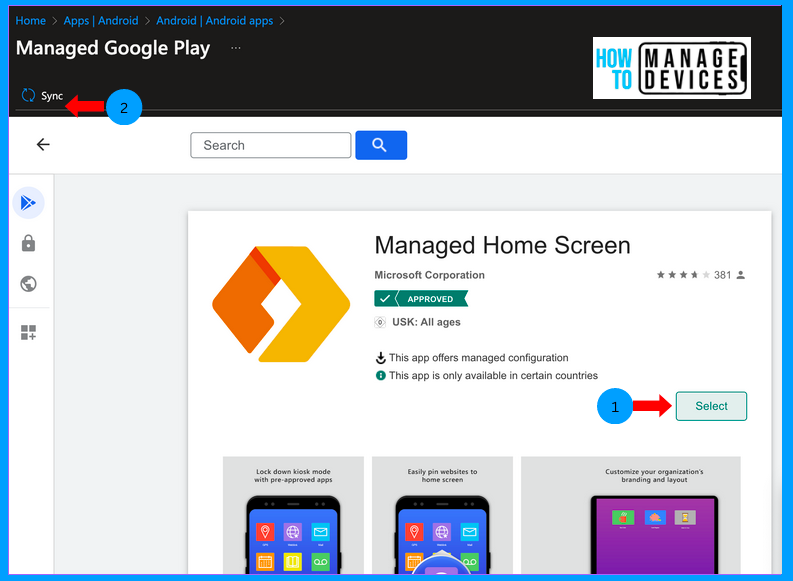 How to Access MAC Address of an Android Device via the Managed Home Screen App in Intune 3 How to Access MAC Address via the Managed Home Screen App in Intune - Fig.2