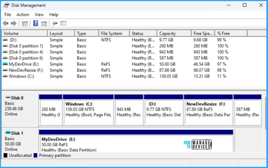Multiple Methods to Open Disk Management in Windows 11 - Fig.1