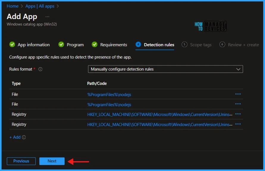 Step-by-Step Guide Install Node.js with Intune Enterprise App Catalog App 9 Install Node.js with Intune Enterprise App Catalog App Step-by-Step Guide. Fig.9