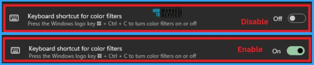 Overview of Color Filter Settings in Windows 11 12 Overview of Color Filter Settings in Windows 11 - Fig.11
