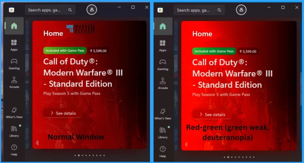 Overview of Color Filter Settings in Windows 11 6 Overview of Color Filter Settings in Windows 11 - Fig.5