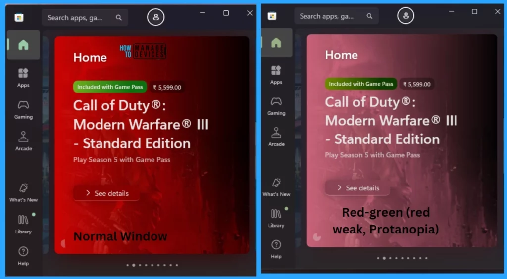 Overview of Color Filter Settings in Windows 11 7 Overview of Color Filter Settings in Windows 11 - Fig.6