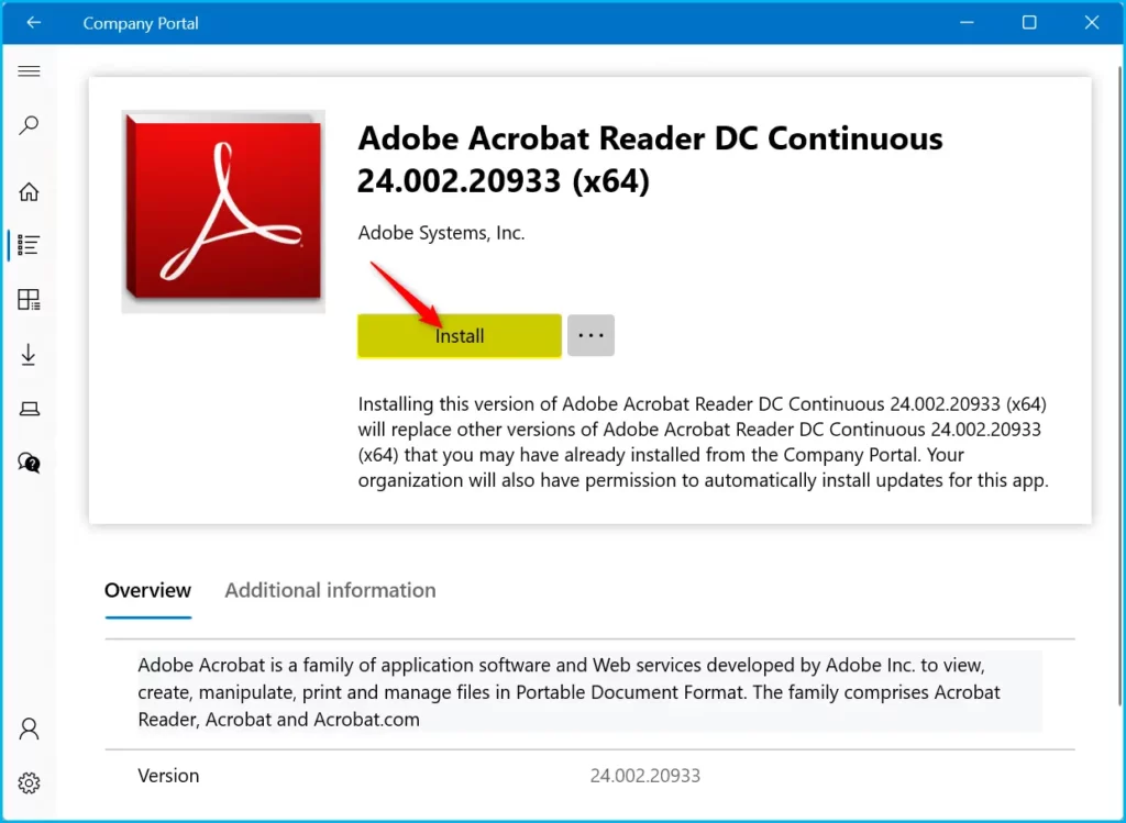 Share Application from Intune Company Portal - Fig.5