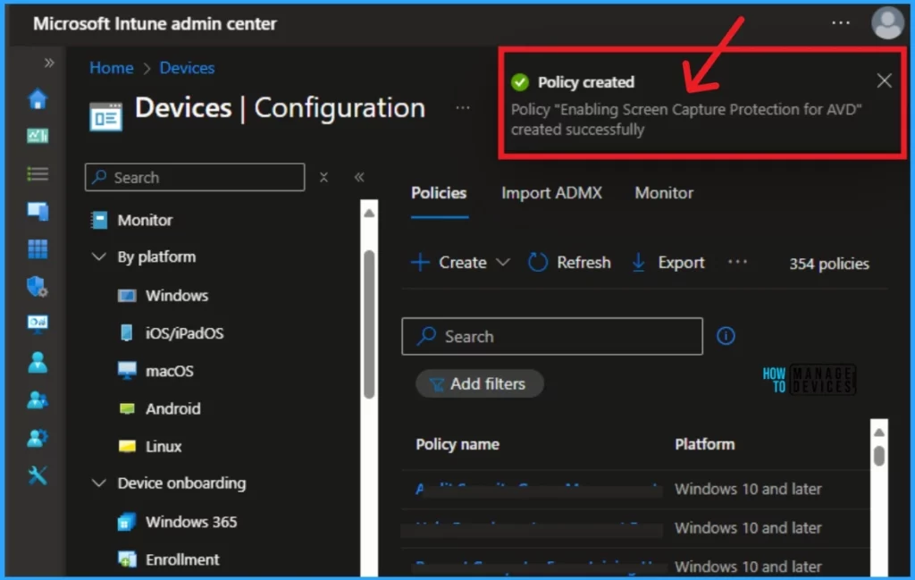 Turn On Screen Capture Protection in AVD using Intune - Fig.11