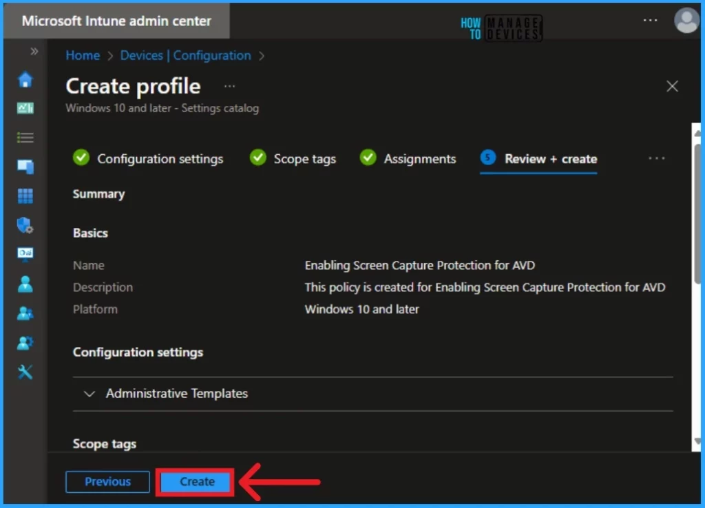Turn On Screen Capture Protection in AVD using Intune - Fig.10