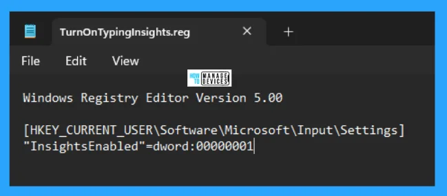 Turn On or Off Typing Insights in Windows 11 - Fig. 7