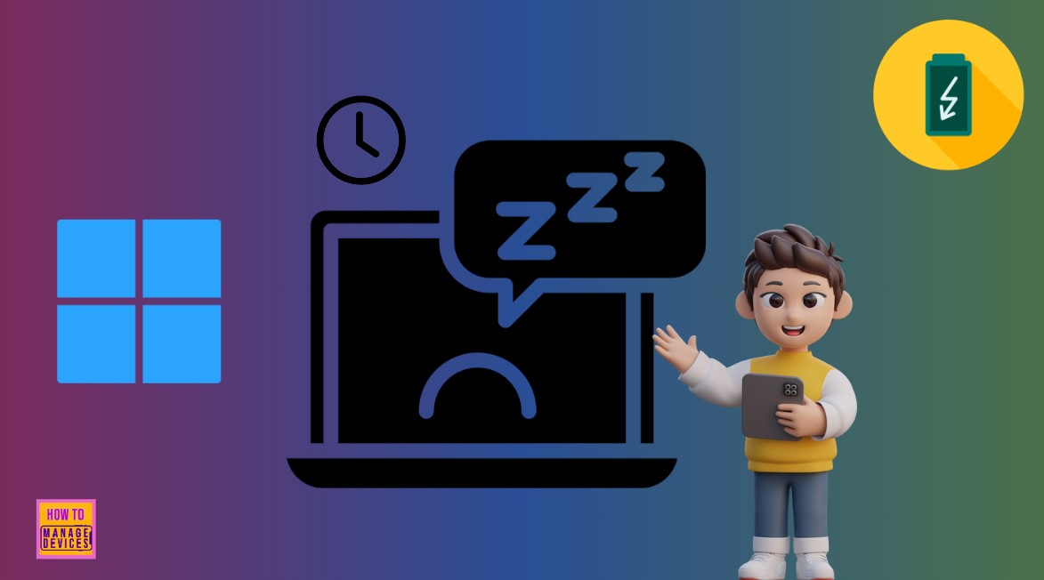 How to Change the Automatic Sleep Settings in Windows 11