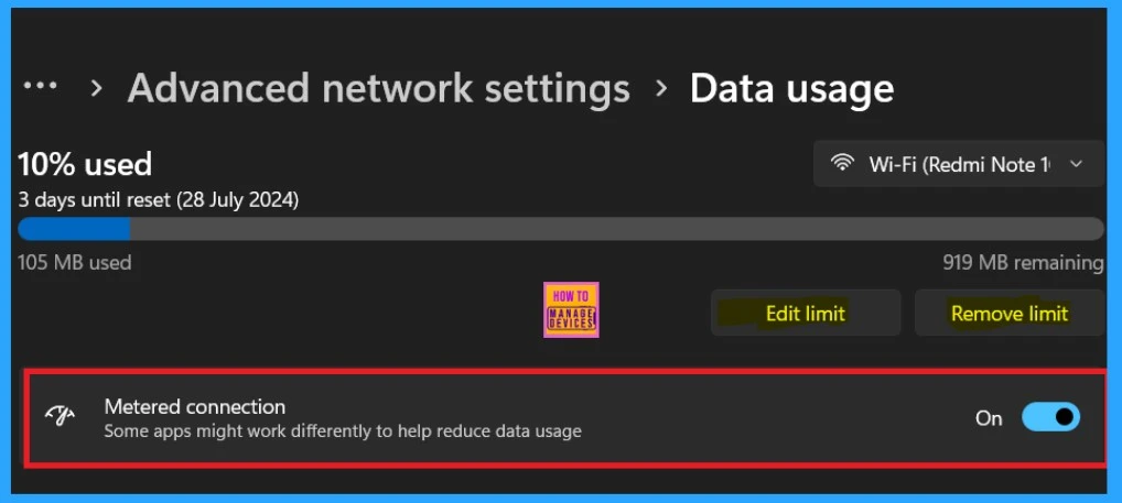 Managing Data Limits for Network Connections in Windows 11-Fig.8
