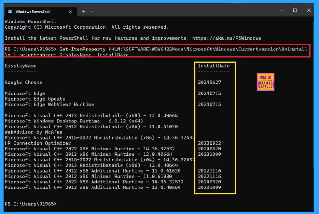Easy Methods to Find the Install Date of Apps in Windows 11-Fig.7