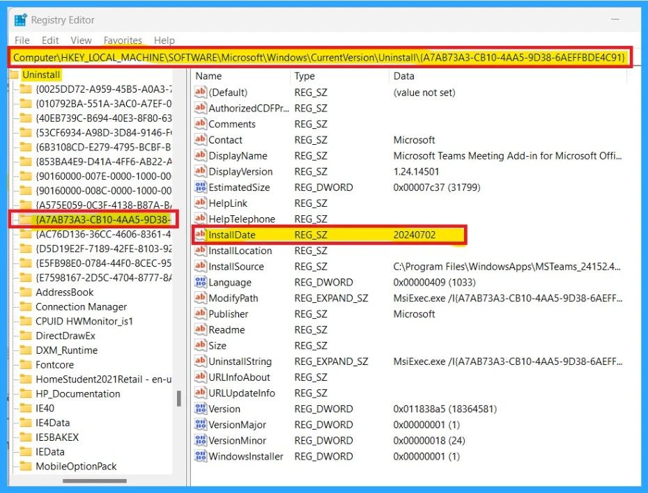 Easy Methods to Find the Install Date of Apps in Windows 11-Fig.8