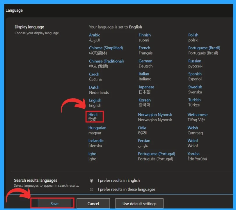 How to Change Location and Language in the Copilot-Fig.5