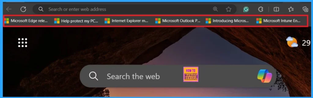 Add Remove Web Pages from Favorites Bar in Microsoft Edge Browser and Set Visibility Registry Method-Fig.1