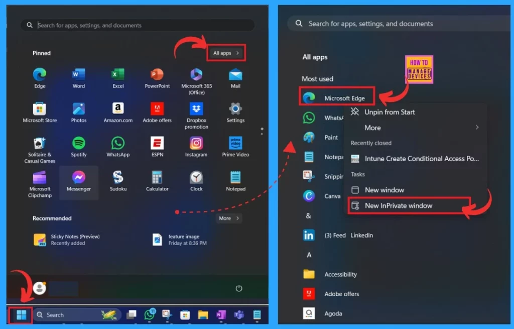 5 Methods Open Microsoft Edge InPrivate Browsing Window-Fig.2